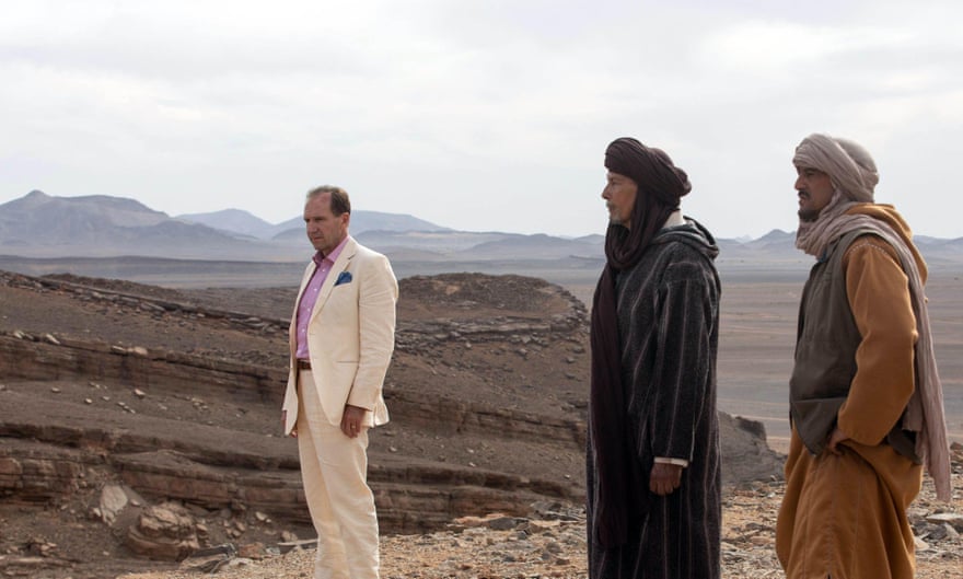 Saïd Taghmaoui, centre, with Ralph Fiennes (left) in The Forgiven.