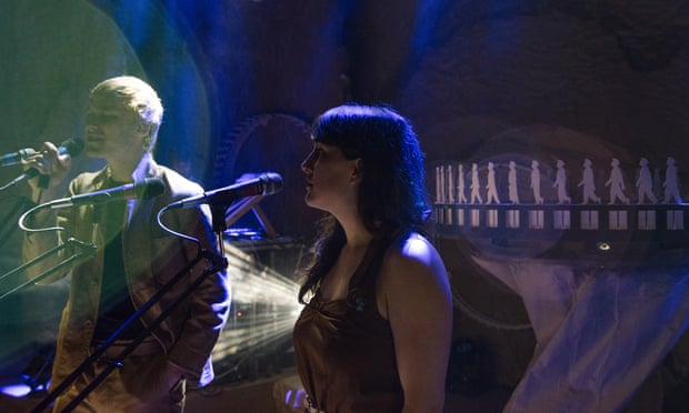 Adam Holmes and Becky Unthank in Flit, at the Barbican London