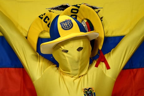 An Ecuador supporter taking it to the next level.