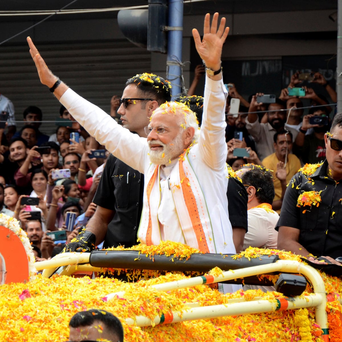 Modi for next 60 years': BJP brings star attraction to Karnataka election | India | The Guardian