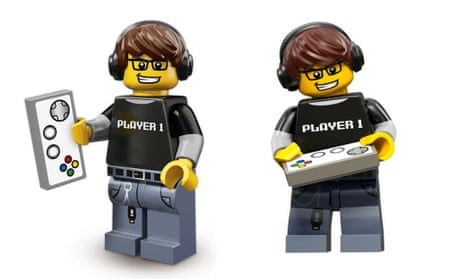 Lego Video Game Guy minifigure
