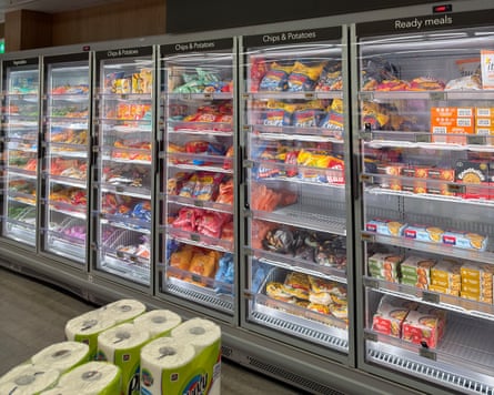 The freezer section at the Co-op on Eccleshall Road, Sheffield