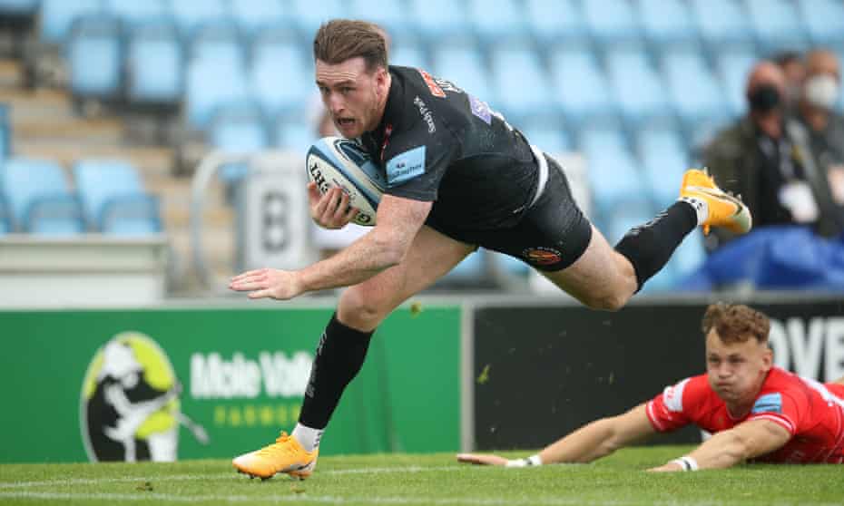Stuart Hogg S Try Highlight Of Exeter S Comfortable Win Over Leicester Premiership The Guardian Stuart Hogg S Try Highlight Of Exeter S Comfortable Win Over Leicester Premiership The Guardian