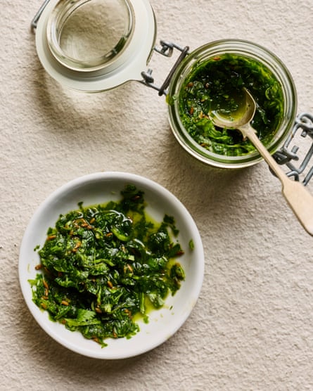 Calum Franklin’s spicy green chutney.