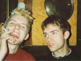 Jamie Hewlett and Damon Albarn circa 1997.