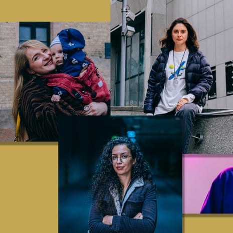 Maria Nazarova, Mariia Shuvalov, Olena Skyrta and Anna Demydenko