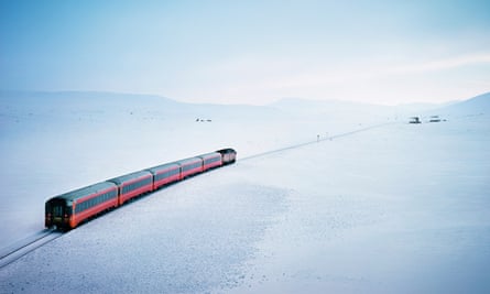 Going north: the Nordland railway heads towards the Arctic Circle.
