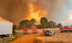 Evacuations in Victoria under way amid extreme fire threat, soaring temperatures and high winds