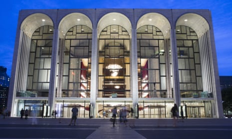 Shows were abandoned at the Metropolitan Opera after a man sprinkled human ashes into the orchestra pit.