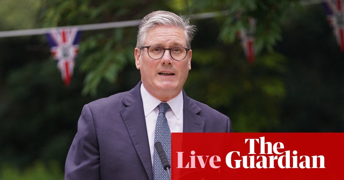 Ukraine is fighting for the same values as allies did in second world war, says Keir Starmer UK politics live