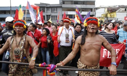 In 2012, indigenous Ecuadoreans