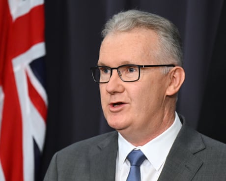 Australia Women's Asian Cup Iran ExitAustralian Home Affairs Minister Tony Burke speaks to the media during a press conference at Parliament House in Canberra, Australia, Wednesday, March 11, 2026. (Lukas Coch/AAPImage via AP)/AAP Image via AP)