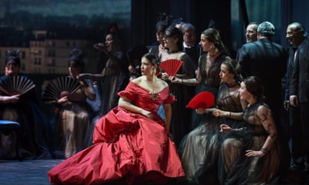 Dramatic punch … Coppola’s La Traviata, with lush costumes by Valentino.