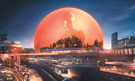 An artist’s impression of the proposed MSG Sphere