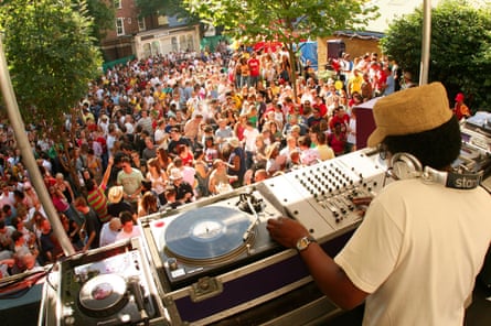 Norman Jay and his Good Times sound system at carnival in 2005.