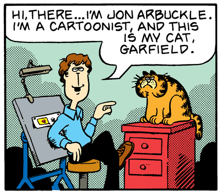 Developer Garfield Was Andrew Garfields Grandfather The Creator Of Garfield Comics