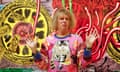 Grayson Perry at the Smash Hits exhibition in the Royal Scottish Academy, Edinburgh.