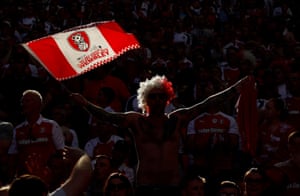 League One Play-Off Final - Rotherham United v Shrewsbury Town fans are ecstatic.
