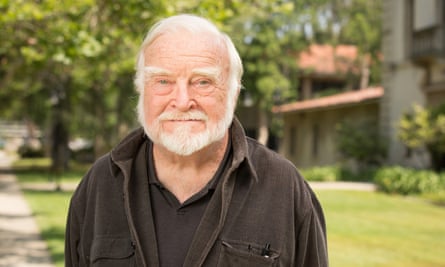 Mihály Csíkszentmihályi standing outside