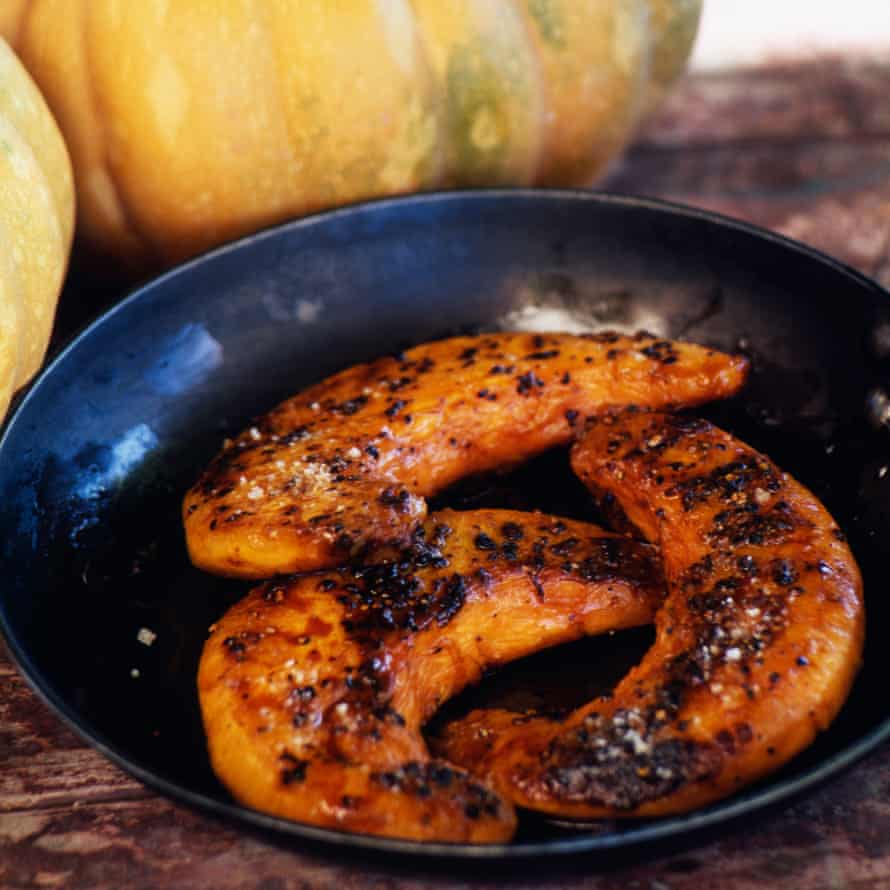 Pan-fried pumpkin.