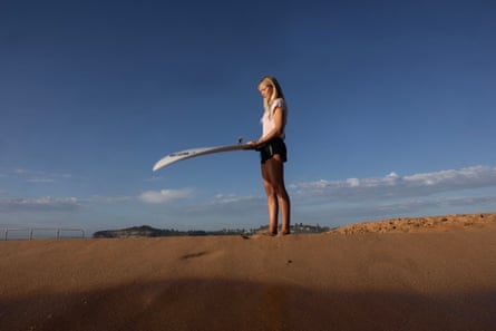 Surfer Milla Brown at Mona Vale beach