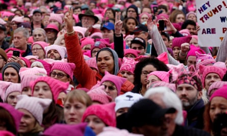The Women’s March in Washington on 21 January 2017. ‘One of the things that happened because of Trump’s election in 2016 was this collective outrage from women across the country for a whole host of reasons.’
