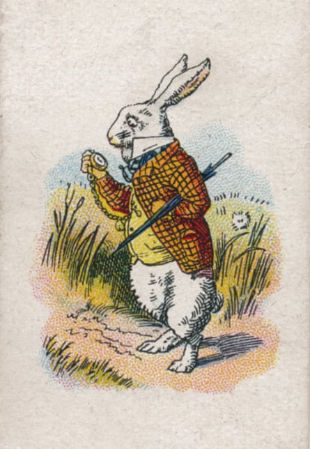 Reality check: the White Rabbit consults his watch, in Alice in Wonderland.