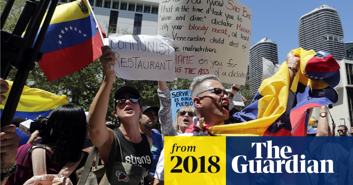 A Bit Rich Flamboyant Turkish Chef Salt Bae Endures Maduro