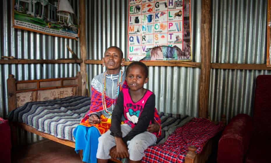 Olomaina Mutonka and his mother, Noomirisho