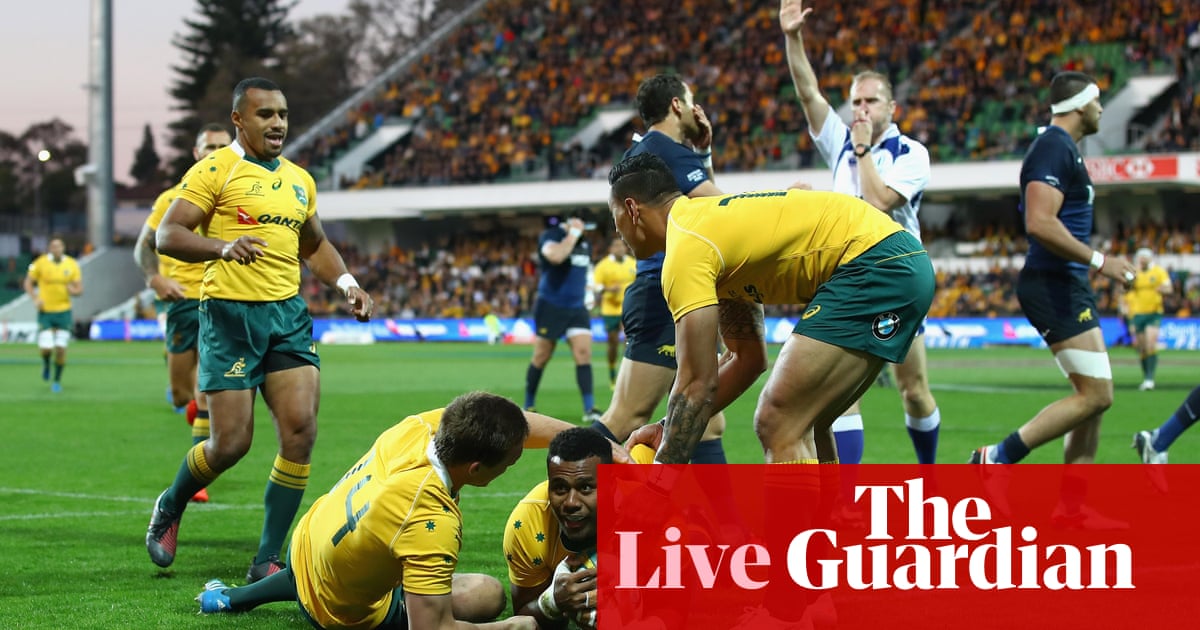 Rugby Championship Australia V Argentina As It Happened Sport The Guardian