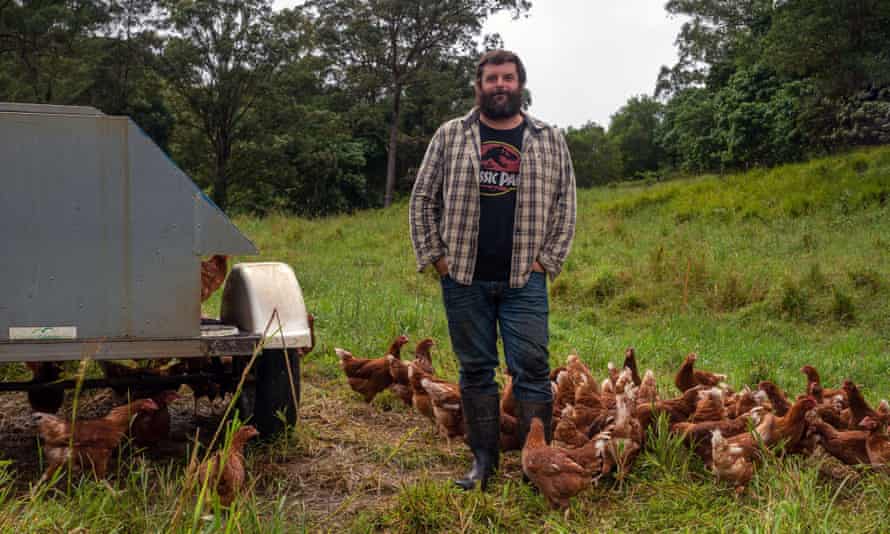 Nick Holliday on his property, Belvedere Farm in Cedarton.