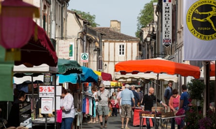 A street in Eymet, France