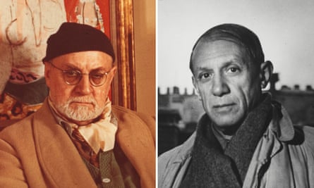 Composite image of Matisse and Picasso