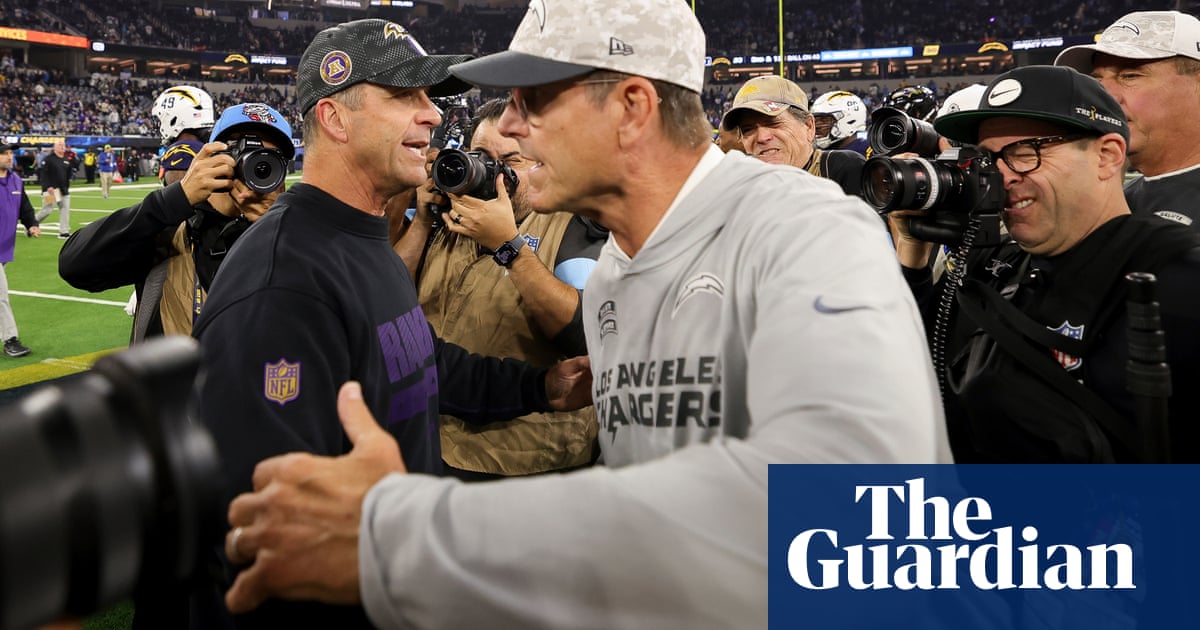 John Harbaugh wins NFL's battle of brothers as Ravens top Chargers