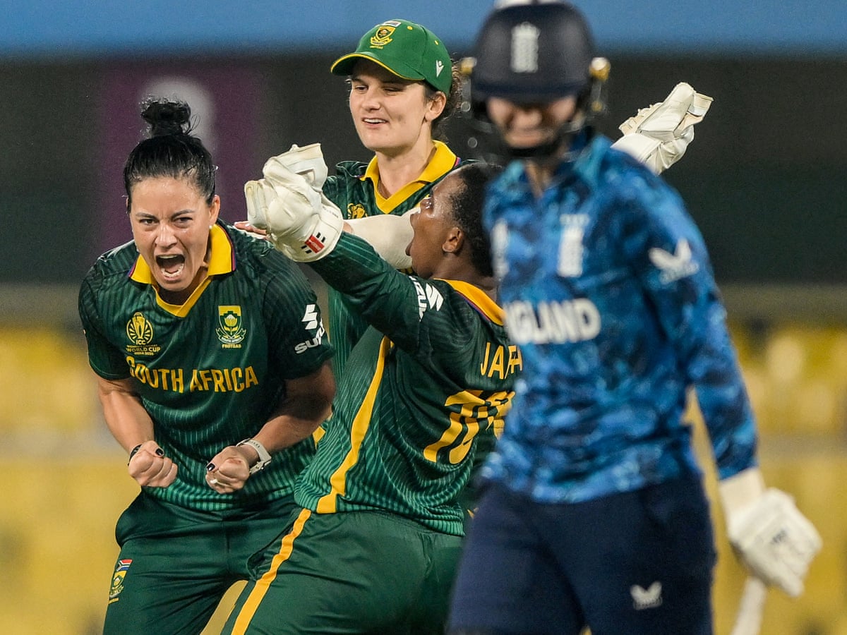 South Africa beat England by 125 runs: Women's Cricket World Cup semi-final – as it happened | Women's Cricket World Cup | The Guardian