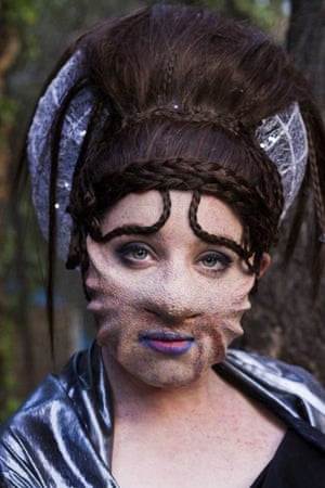 A Midsummer Night’s Dream: Titania character by Fabianne Calitri, 23, BA (hons) hair, makeup and prosthetics for performance.