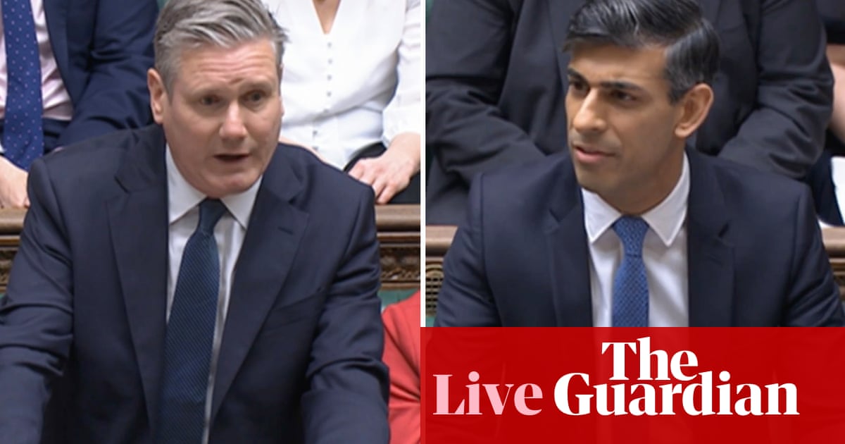 PMQs live: Sunak and Starmer clash over taxes and pensions ahead of local elections | Politics