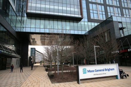 Mass General Brigham offices in Somerville, Massachusetts.