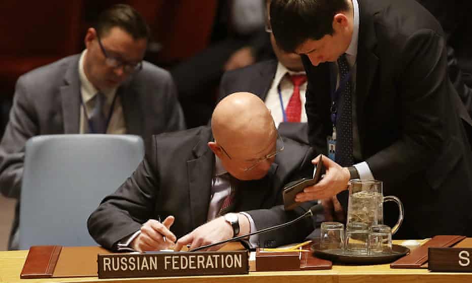 Vassily Nebenzia, Russian ambassador to the UN