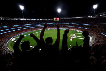 Fans at the MCG