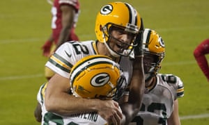 Aaron Rodgers Powers Green Bay Packers Past Undermanned 49ers Sport The Guardian