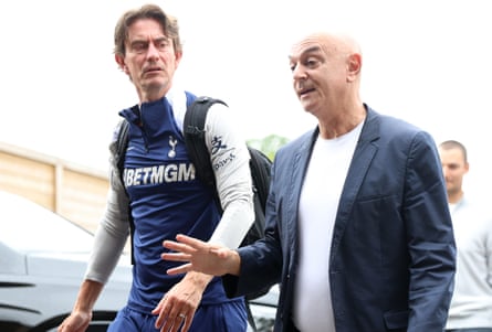Thomas Frank stepping alongside Daniel Levy.