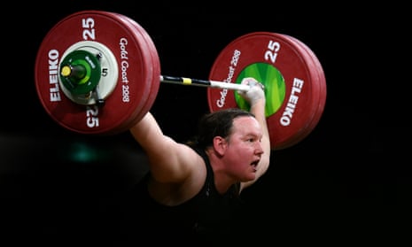 Kiwi weightlifter Laurel Hubbard competes in the women’s +90kg final at the Commonwealth Games on Monday. 