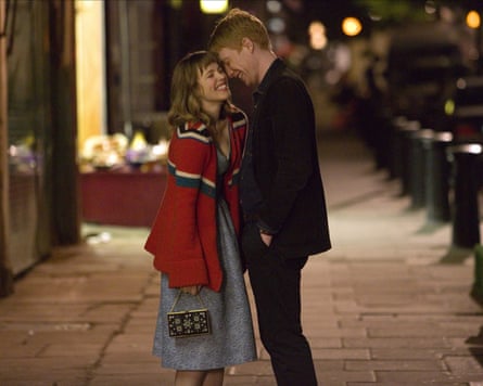 Rachel McAdams with Gleeson in About Time, 2013.