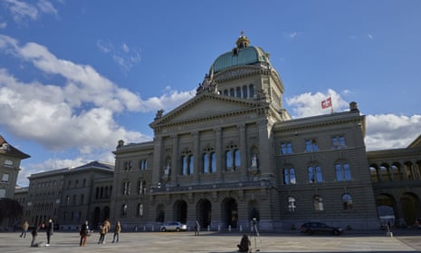 The Swiss parliament building