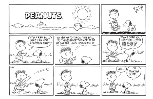 A strip from The Complete Peanuts 1999-2000