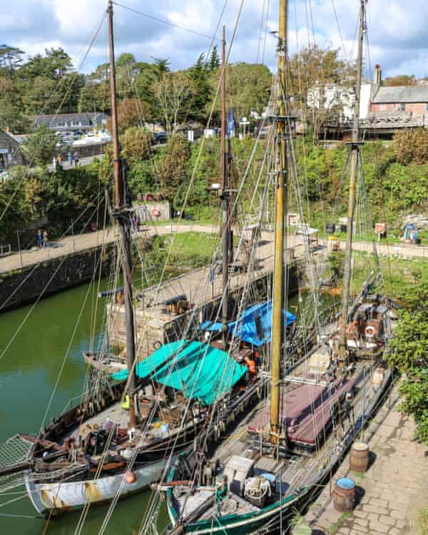Fishing boats, Charlestown, Cornwall.