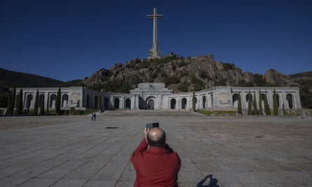 The Valley of the Fallen mausoleum near El Escorial, on the outskirts of Madrid.