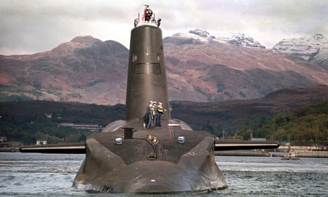 ‘If it is right to have nuclear weapons then the cost of Trident should be borne.’