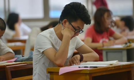 Students undertake ‘Gaokao’ national college entrance exam, China